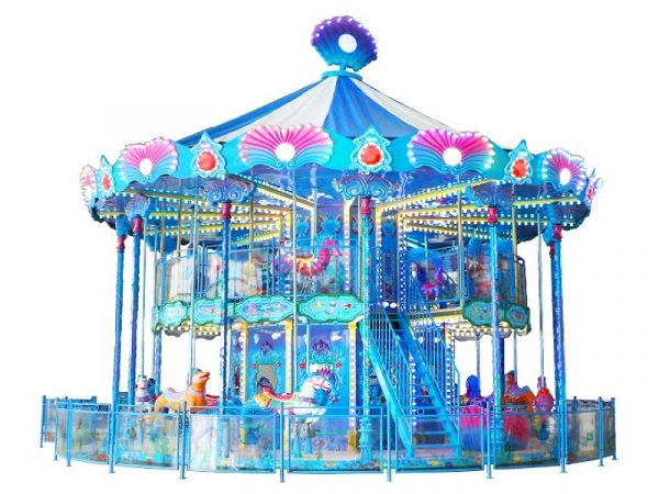 Best Price Double Decker Carousel|Amusement Park Carousel Rides Supplier