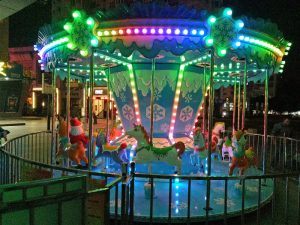 Amusement Park Ride Snow carousel|luxury Carnival Rides Merry Go Round Game For Sale