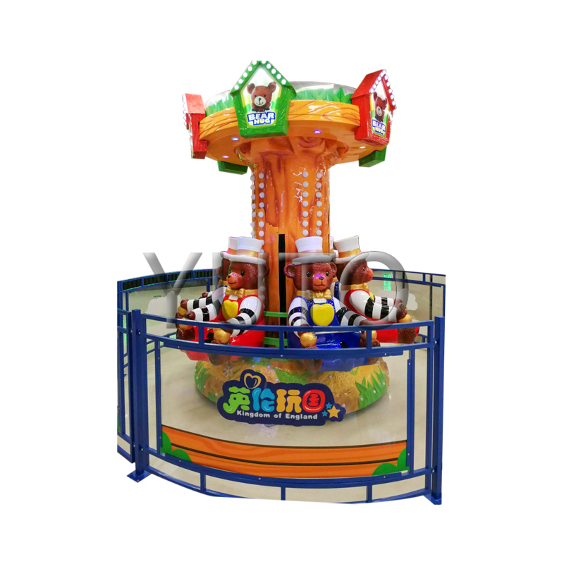 Amusement Park Ride Bear hug|Factory Price luxury Carnival Rides Merry Go Round Game For Sale