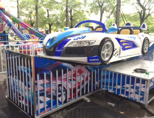 Colorful Flying Car