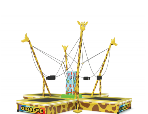 Four Giraffe Trampoline