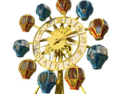 Clock Ferris Wheel Amusement Ride