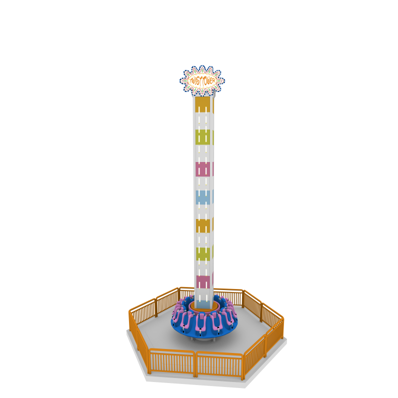 New Drop Tower Ride For Sale|Amusement Free Fall Ride Supplier