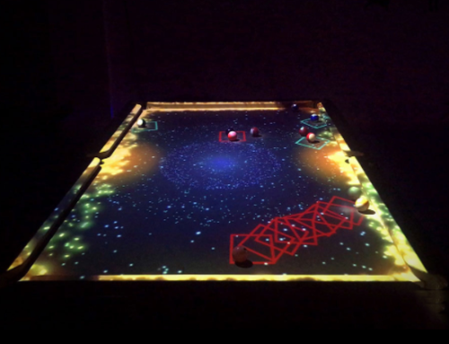 Interactive Projection Billiards